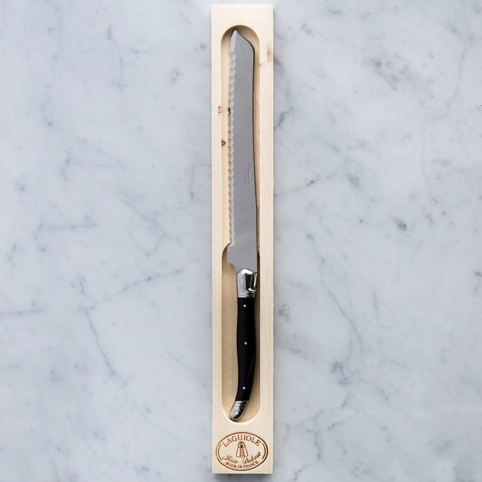 Black Laguiole Bread Knife