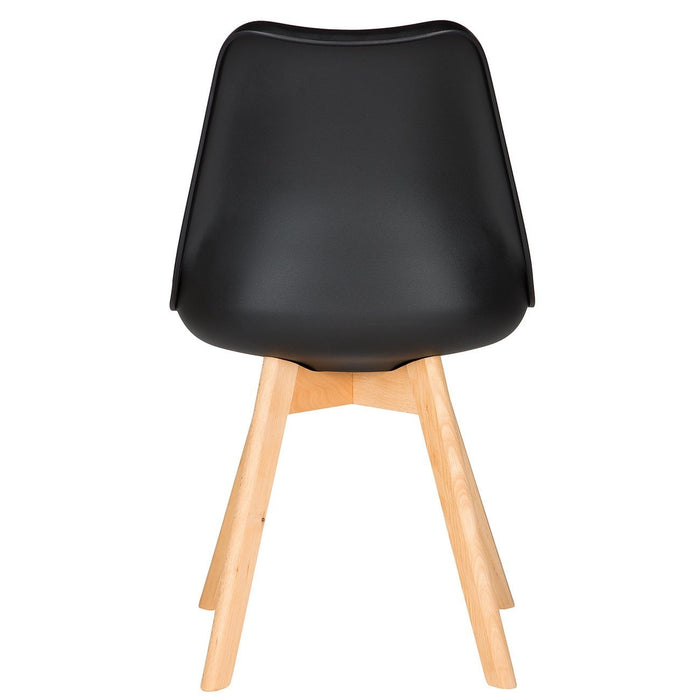 Black Scandinavian Tulip Chair