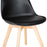 Black Scandinavian Tulip Chair