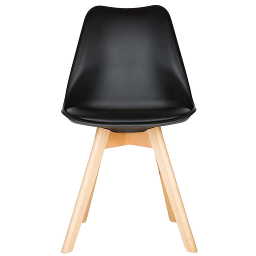 Black Scandinavian Tulip Chair