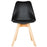 Black Scandinavian Tulip Chair