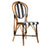 Black & White Mediterranean Bistro Chair