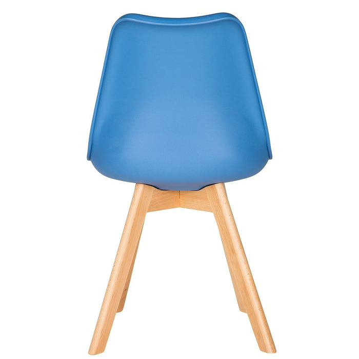 Blue Scandinavian Tulip Chair