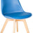 Blue Scandinavian Tulip Chair