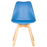 Blue Scandinavian Tulip Chair