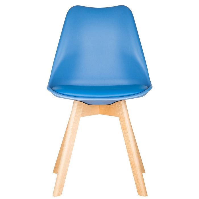 Blue Scandinavian Tulip Chair