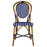 Navy Blue & Cream Mediterranean Bistro Chair (B)