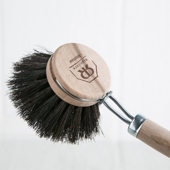 Boar Hair Dishwashing Brush (Black)