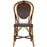 Brown and Cream Mediterranean Bistro Chair (L)