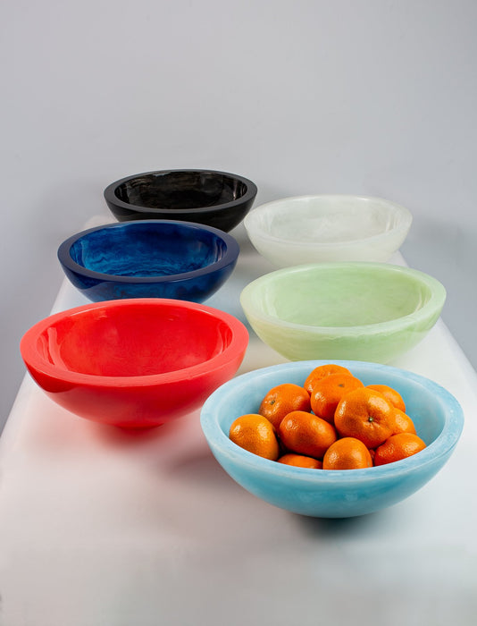 Celadon Resin 'Remy' Serving Bowl