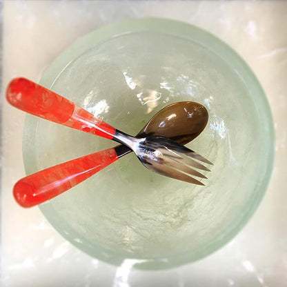 Large Celadon Sorrento Resin Serving Bowl