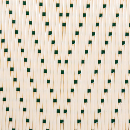 Cream Green Mediterranean Bistro Chair (L)
