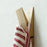 Cherry Red Striped Brittany Hand Towel