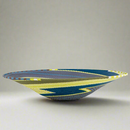 Colorful Telephone-Wire Weave Baskets
