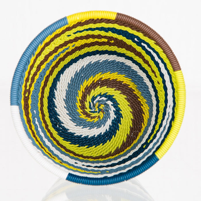 Colorful Telephone-Wire Weave Pencil Cups (short)