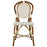 Cream & Blue Mediterranean Bistro Chair (L)