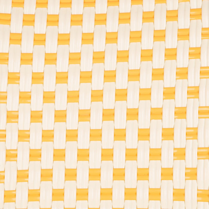 Cream & Orange Mediterranean Bistro Chair (E)