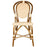Cream and Orange Mediterranean Bistro Chair (L)