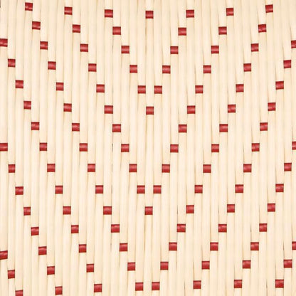 Cream and Red Mediterranean Bistro Chair (L) - Maison Midi