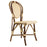 Cream and White Mediterranean Bistro Chair (L)