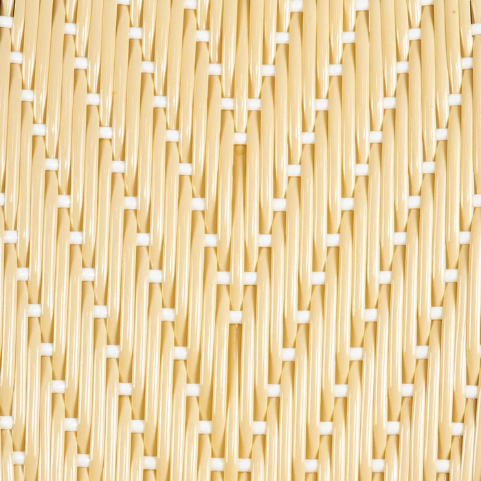 Cream and White Mediterranean Bistro Chair (L)