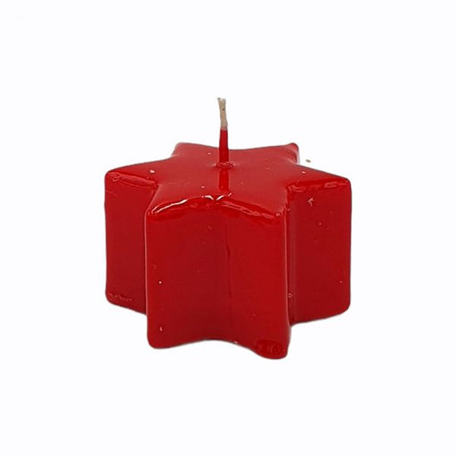 Red Stella Star Floating Candle