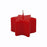 Red Stella Star Floating Candle