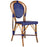 Blue & Azure Mediterranean Bistro Chair (H)