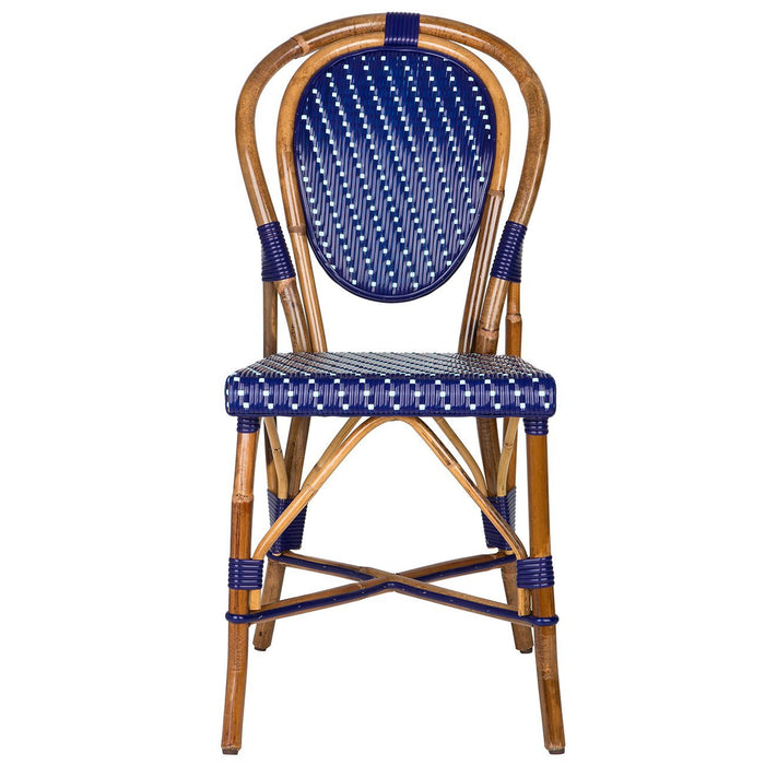 Blue & Azure Mediterranean Bistro Chair (H)