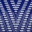 Blue & White Mediterranean Bistro Chair (CHEV)