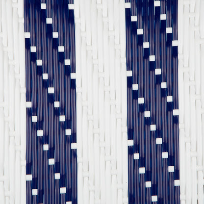 Blue & White Mediterranean Bistro Chair