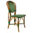 Green & Cream Mediterranean Bistro Chair (B)