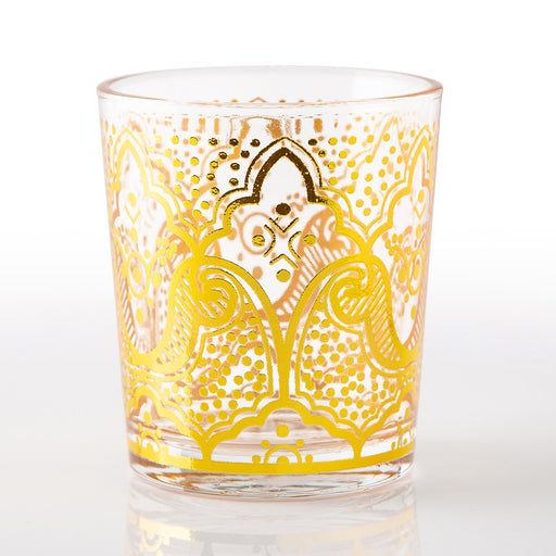 Gold El Kef Moroccan Tea Glass (Large)
