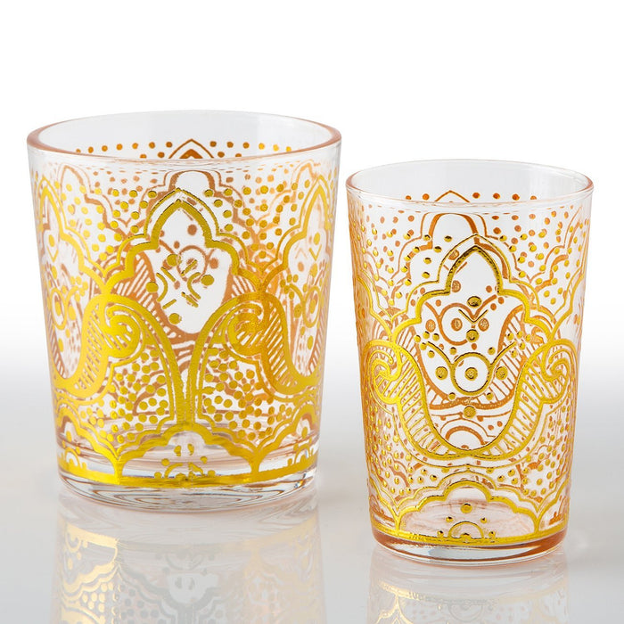 Gold El Kef Moroccan Tea Glass (Small)