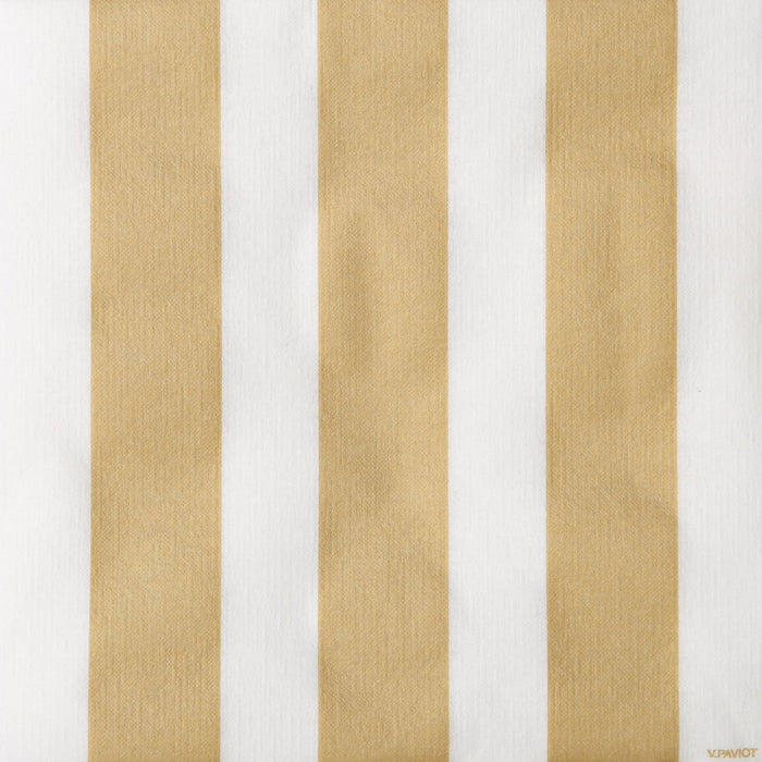 Gold Striped Paper Napkins (8")
