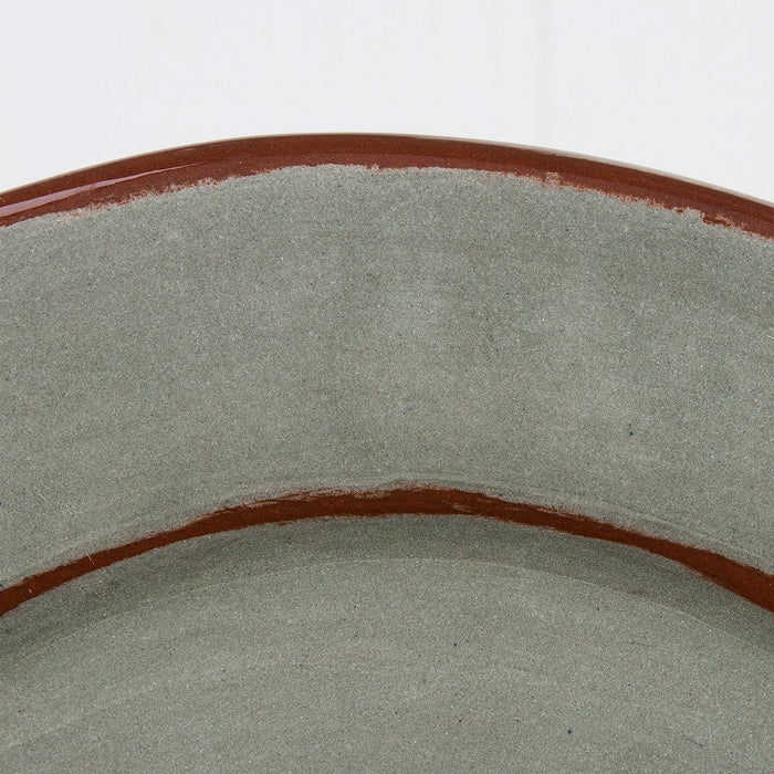 Handmade Grey Dessert Plate