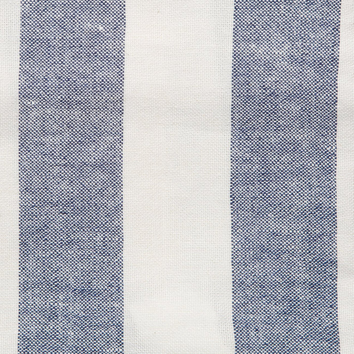 Maison Midi Indigo & White Striped 100% Linen Napkin (20")