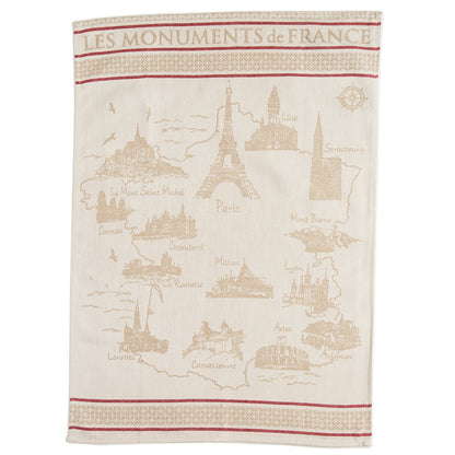 Monument French Kitchen Towel (Green)