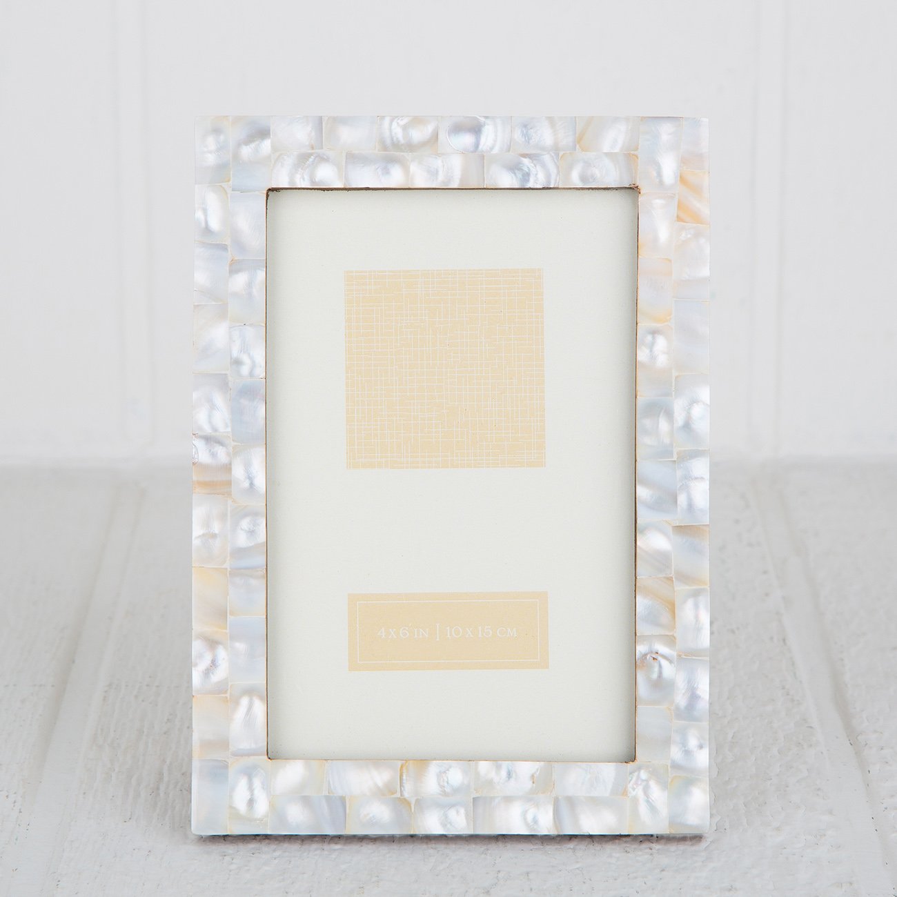 Mosaic Pearl Picture Frame (4x6”)