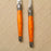 Orange Laguiole Salad Servers (2 Piece) 