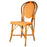 Orange & Cream Mediterranean Bistro Chair (E)