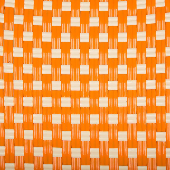 Orange & Cream Mediterranean Bistro Chair (E)