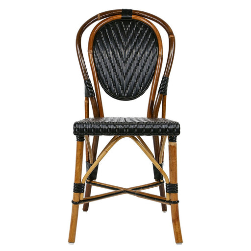 Black Mediterranean Bistro Chair (L)