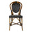 Black & Cream Mediterranean Bistro Chair (V)