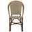 Brown and Cream Paris Bistro Chair