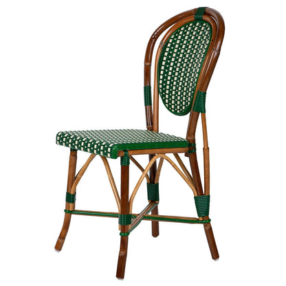Green and Cream Mediterranean Bistro Chair (Margaux)