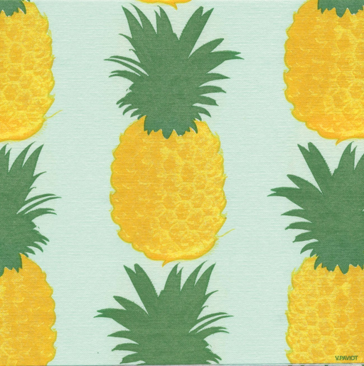 Pineapple Paper Napkins (8")