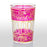 Pink Golden Filigree & Middle Band Moroccan Tea Glass