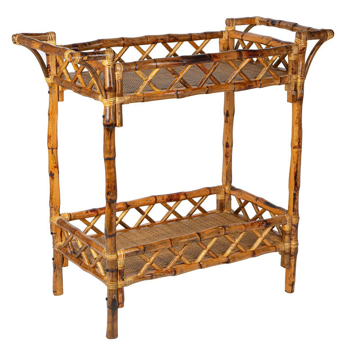 Rattan Bamboo Bar Stand