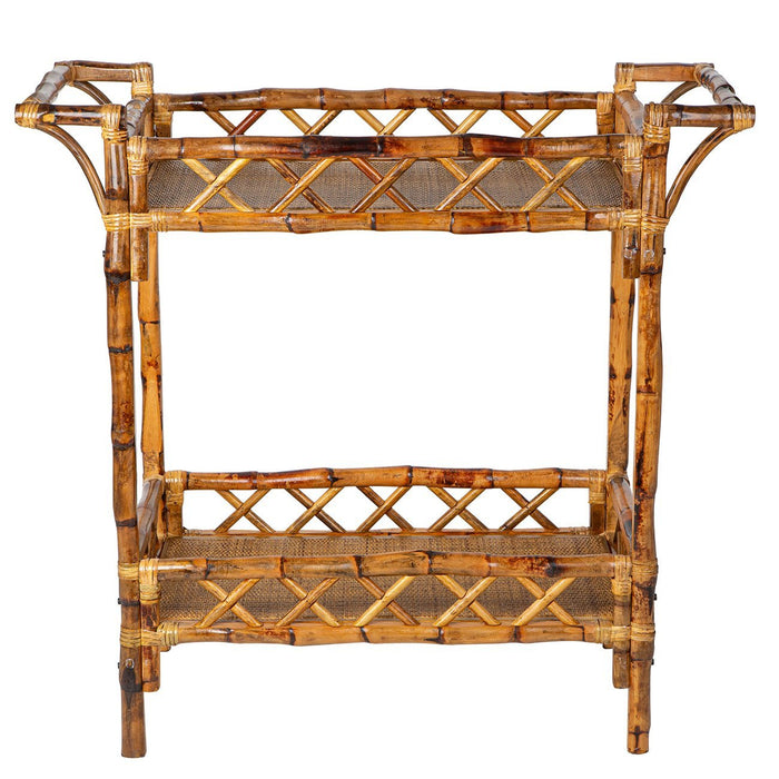 Rattan Bamboo Bar Stand